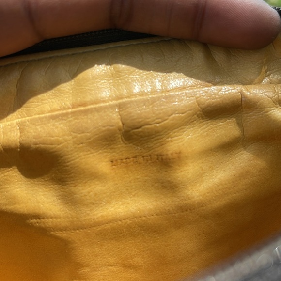 CELINEVintage Triomphe  Shoulder Bag Leather Brown Tan  Pattern Macadam - Picture 13 of 13